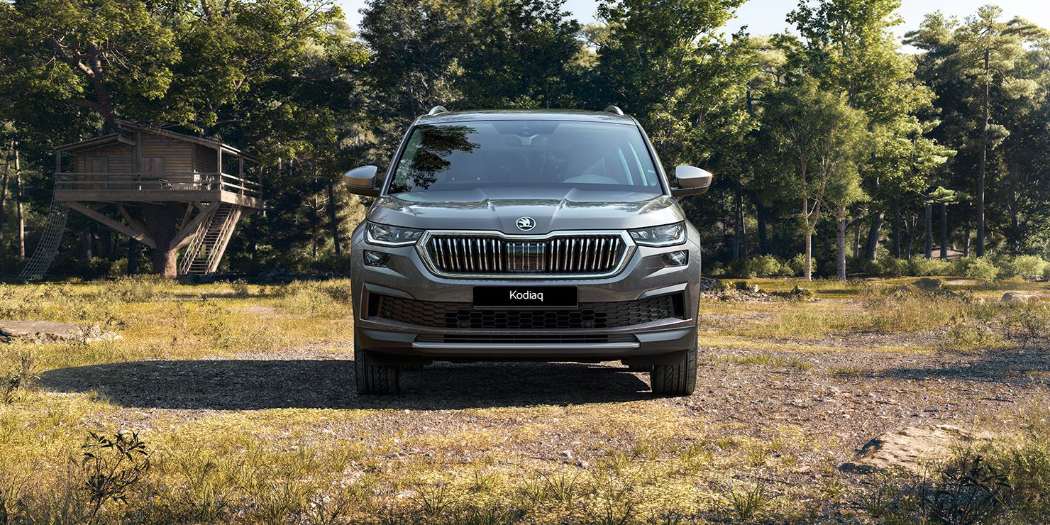 Kodiaq ngoai that front Skoda Kodiaq 2025